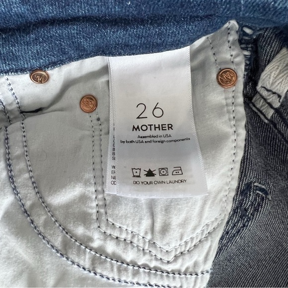 MOTHER High Waist Looker Ankle Denim Jeans Women’s size 26 1401-686 - Picture 8 of 16